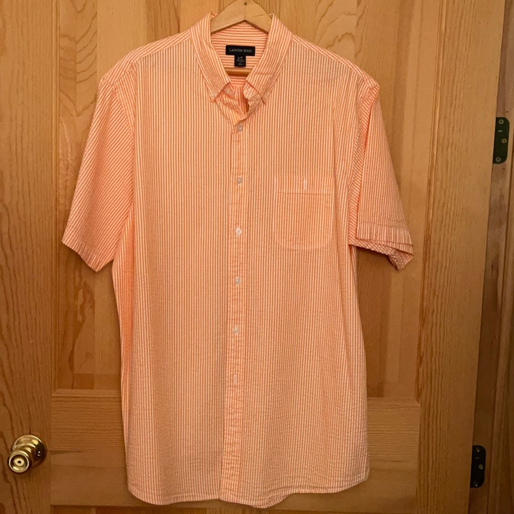 Large Tall Short Sleeve Casual Button Down Shirt
